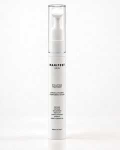 Crema Liftante Contorno Occhi Manifest Skin su sfondo bianco